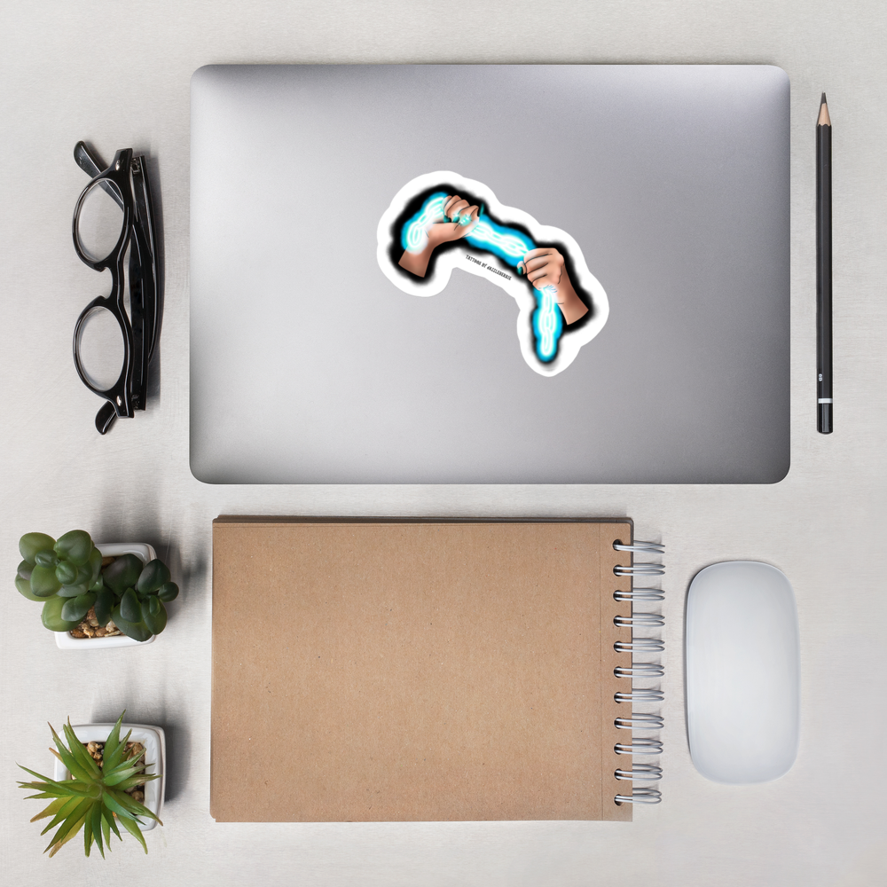 Neon chains sticker