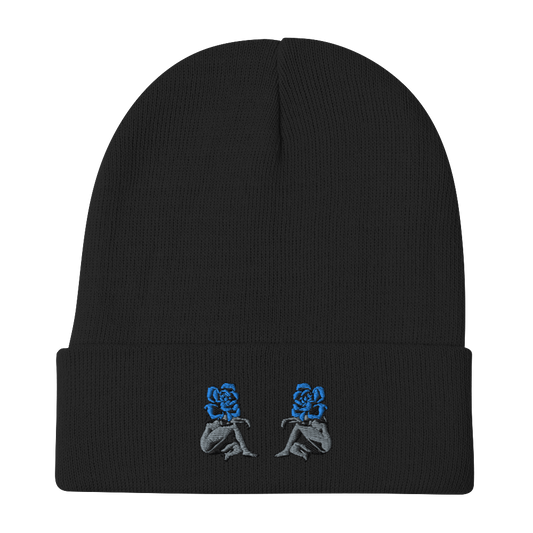 Flower Girls Embroidered Beanie