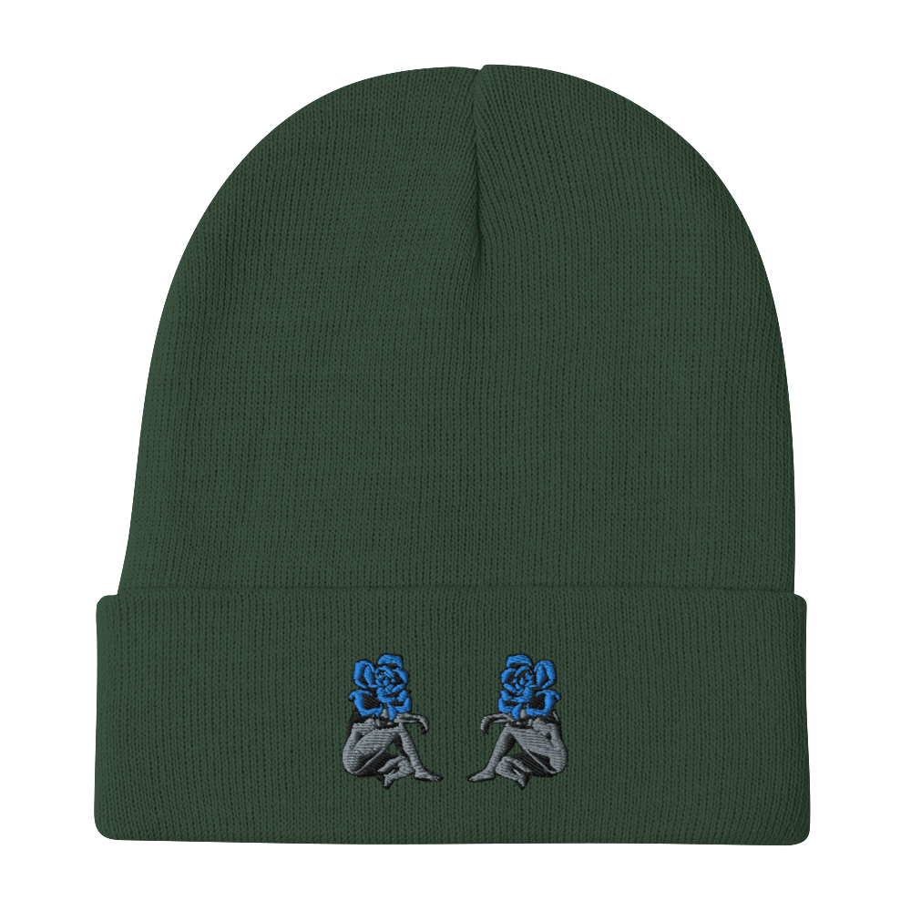 Flower Girls Embroidered Beanie