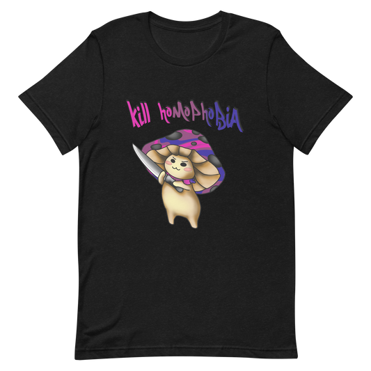 Kill homophobia Bi pride tee