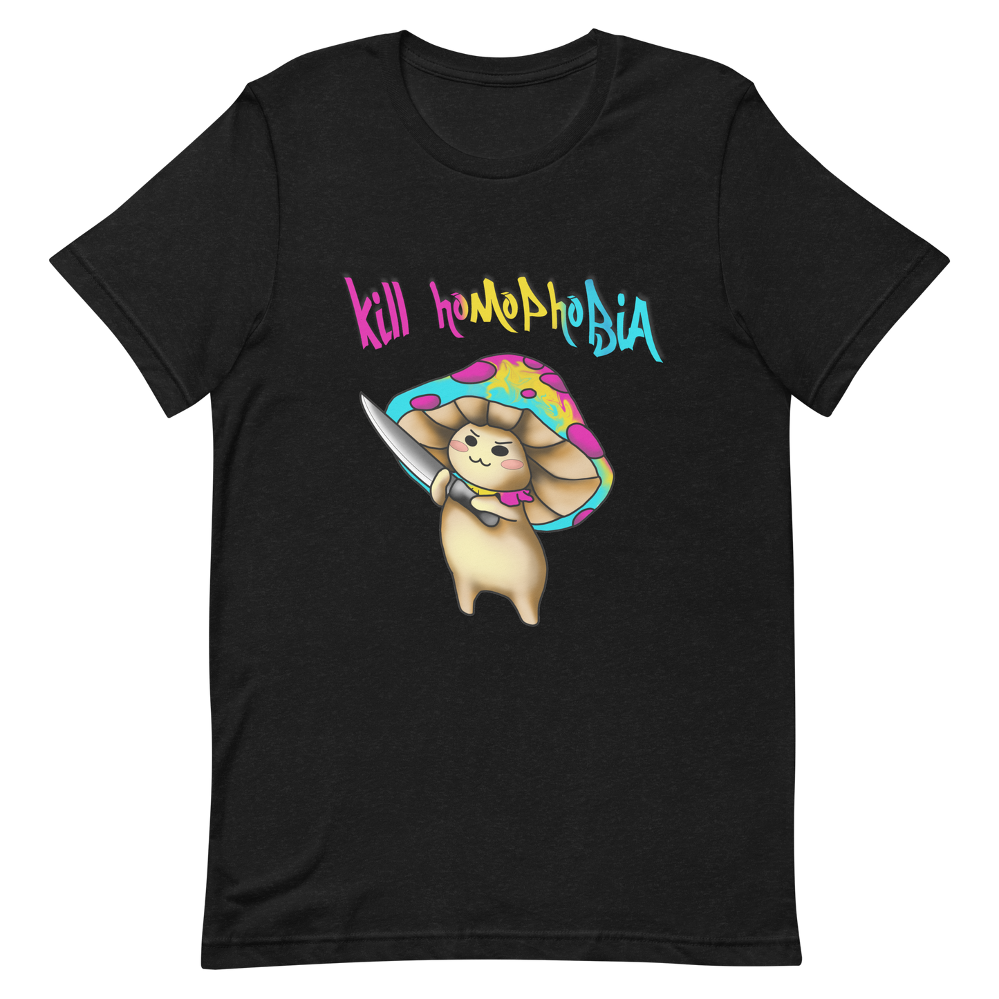 Kill homophobia Pan pride tee