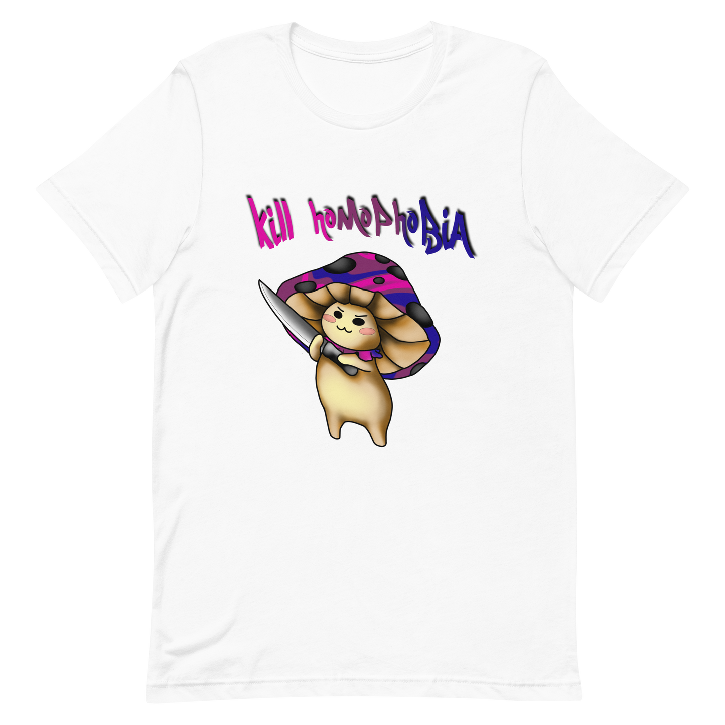 Kill homophobia Bi pride tee